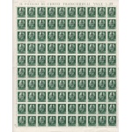 1944 RSI - Tiratura di Milano n° 491 e 494 in fogli di 100 Firmati Raybaudi