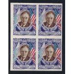 1947 SAN MARINO, PA n° 68b Presidente Roosevelt MNH/**  QUARTINA
