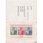 1949 BIZONA, BF n° 1 Fiera di Hannover su grosso frammento di busta
