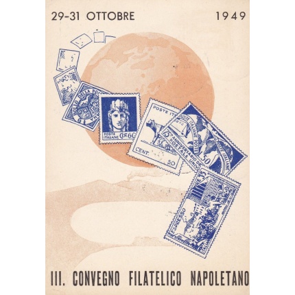 1949 Repubblica, 3° Convegno Filatelico napoletano