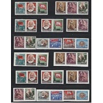 1953 DDR - BF 8A-9A 8B-9B Accoppiamenti orizzontali MNH**