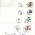 1961 Italia - Michelangiolesca n° 899-917 19 valori su 19 con annullo speciale Primo Giorno di Emissione