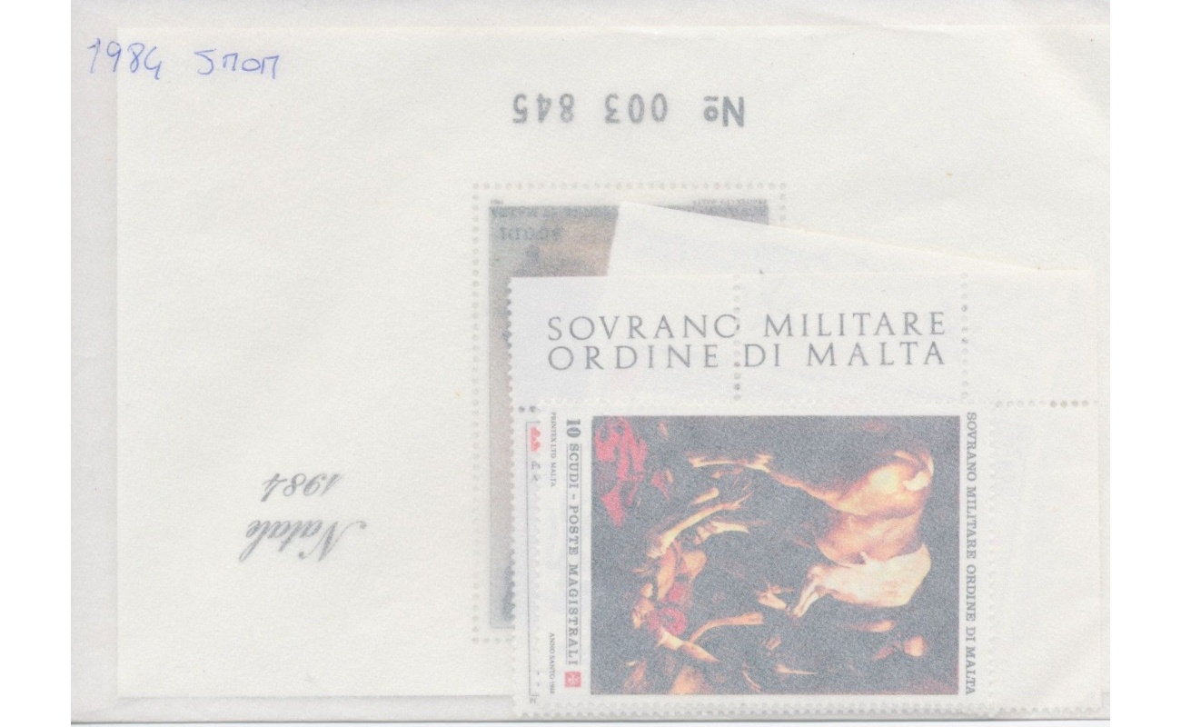 1984  Smom, francobolli nuovi, Annata completa 18 valori + 1 Foglietto - MNH**
