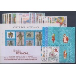 1987 Vaticano , Francobolli nuovi , Annata Completa 26 valori + 1 Foglietto - MNH **