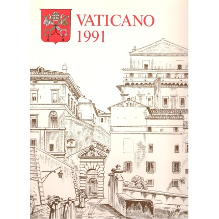 1991 Vaticano , Raccolta annuale delle emissioni Filateliche - Francobolli nuovi all'interno MNH**