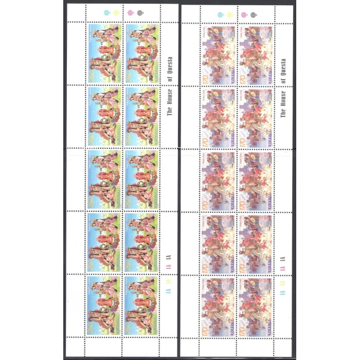 1998 EUROPA CEPT Armenia  2 Minifogli da 10 valori MNH**