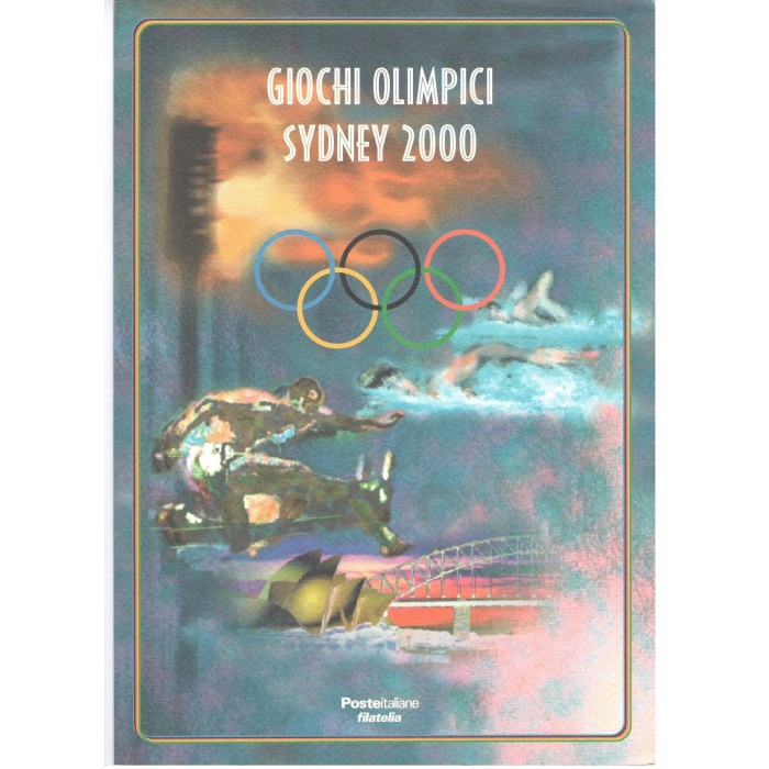 2000 Italia - Repubblica , Folder Francobolli - Giochi Olimpici SYDNEY 2000 -  MNH**