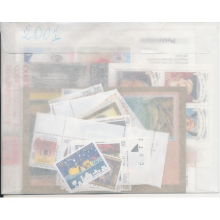 2001 Smom, Annata completa , francobolli nuovi , 32 valori + 4 Foglietti - MNH**