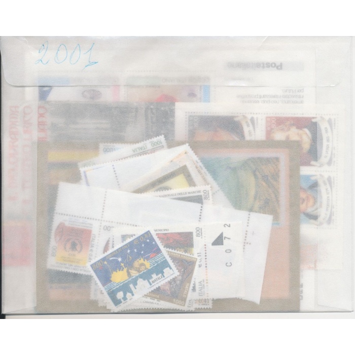 2001 Smom, Annata completa , francobolli nuovi , 32 valori + 4 Foglietti - MNH**