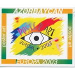 2003 EUROPA CEPT Azerbaigian Libretto "Arte-Manifesti" MNH**