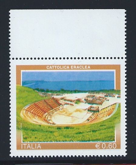 2007 REPUBBLICA, n° 3011 Da  MNH/**  VARIETA'  SENZA STAMPA DEL NERO