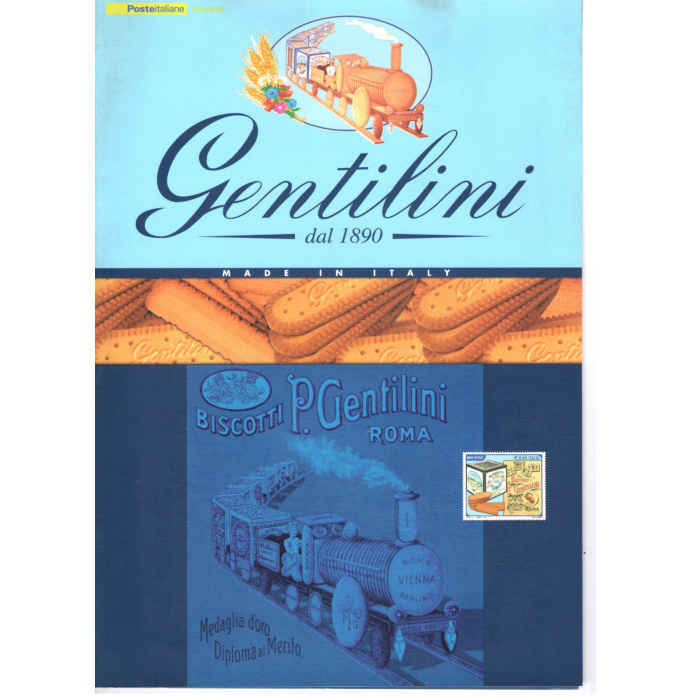 2010 Italia - Repubblica , Folder - Fatto in Italia Biscotti Gentilini  n° 249 MNH**