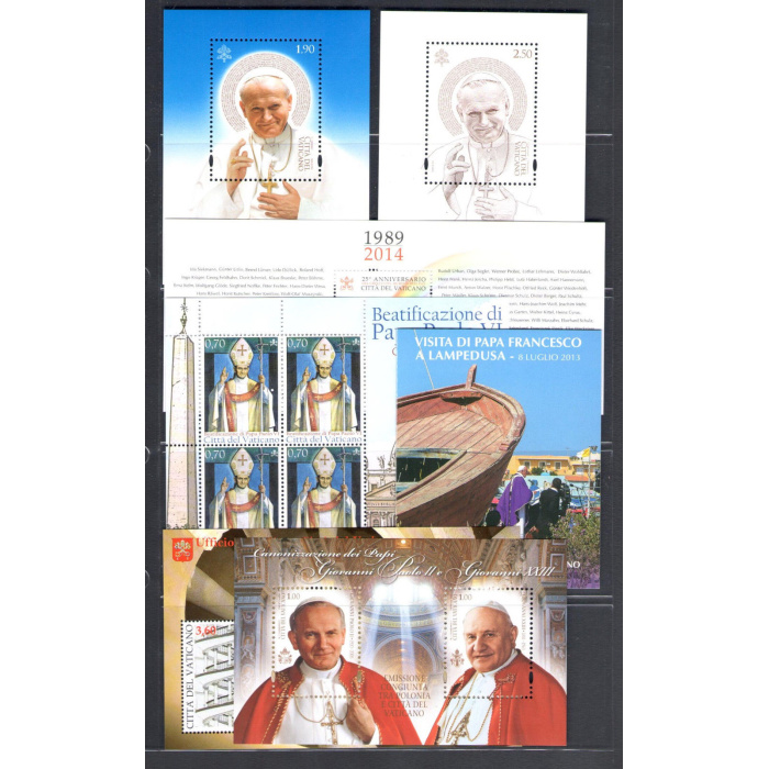 2013/2016 Vaticano, Offerta Papa Francesco,  Annate Complete - MNH**