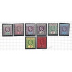 1904-11 ST. VINCENT - SG 85/93  8 valori  MLH/*