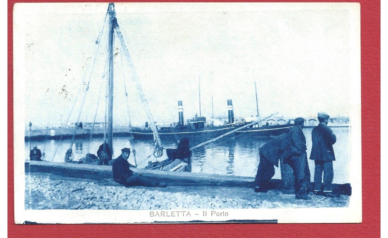 1919 BARLETTA, Il Porto VIAGGIATA
