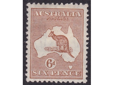 1929 AUSTRALIA - SG 107 6d. MLH/*