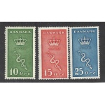 1929 Danimarca  - n. 190/192 - 3 valori - MNH**