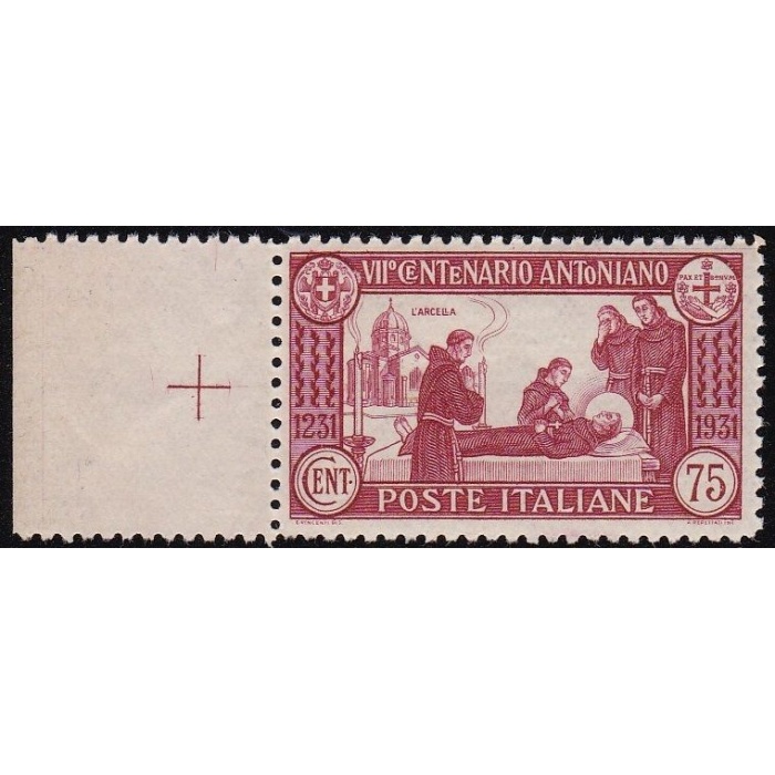 1931 Italia - Regno , n° 299 dent.12 MNH **  Firma Bolaffi