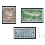 1931 TERRANOVA/NEWFOUNDLAND - SG 192/194  3 valori  MLH/MNH