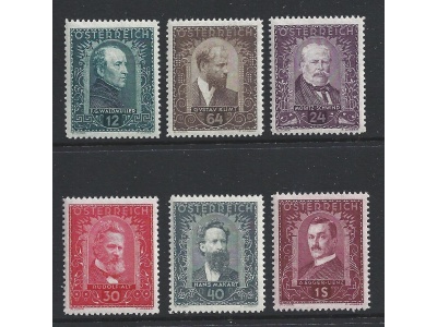 1932  AUSTRIA , n. 420/425 - Pittori - 6 valori - MNH**