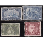 1933-34 CANADA - SG 331/334  4 valori  MNH/**