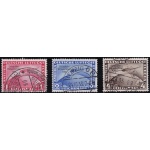 1933 Germania , PA 42A/42C  3 valori  SERIE USATA