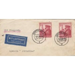 1939 Germania - Reich, Michel n° 691 due esemplari con bordo inferior...