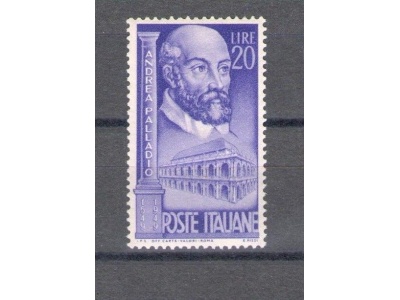 1949 Italia - Repubblica,  Andrea Palladio 1 valore n° 608 MNH**