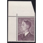 1952 Belgio - Re Baldovino - Catalogo COB n. 879 - 50 Franchi lilla bruno - MNH** - Angolo di Foglio