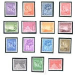 1952 SEYCHELLES Giorgio VI° Set of 15 SG n° 158/172 MNH**