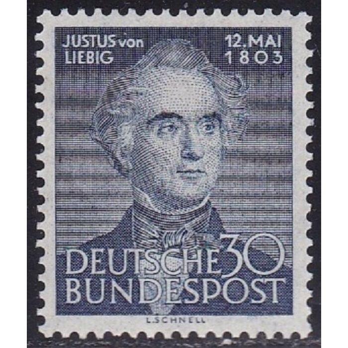 1953 GERMANIA  - Justus von Liebig - n.  52  MNH**