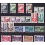 1955 ANDORRA FRANCESE,  n° 138/153  MNH/**