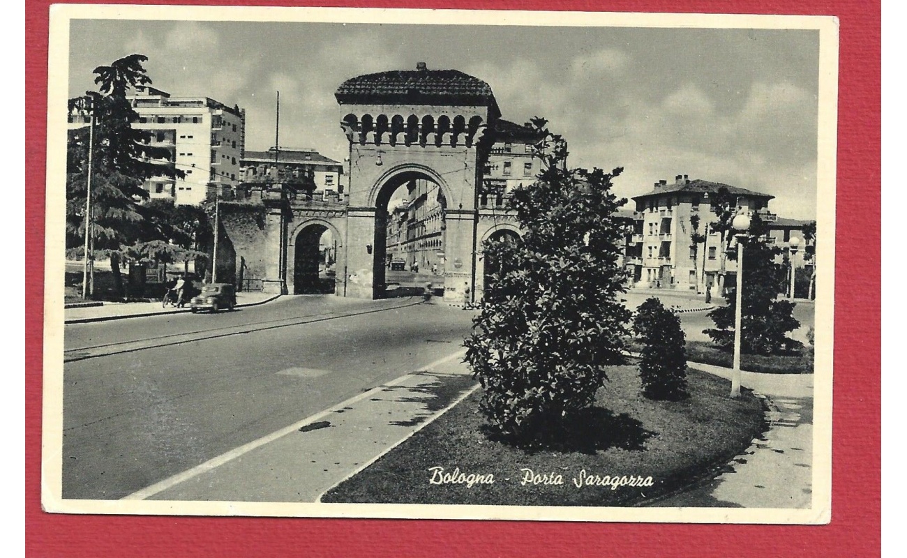 1955 BOLOGNA, Porta Saragozza VIAGGIATA