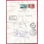 1958 REPUBBLICA,n° 837 Amicizia italo-brasiliana Volo speciale - Busta Cover - Volo Speciale