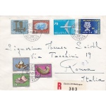 1960 SVIZZERA,  Zum. Pro Patria 96/100 su lettera primi giorni d'uso