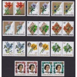 1972  AITUTAKI - YT n° 32/41 + 57a  11 valori  MNH/** COPPIA
