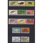 1973 BELIZE, Yvert - Animali - n. 302/314 set of 13 - MNH**