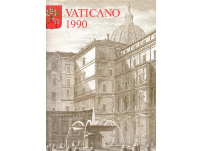1990 Vaticano , Raccolta annuale delle emissioni Filateliche - Francobolli nuovi all'interno - MNH**