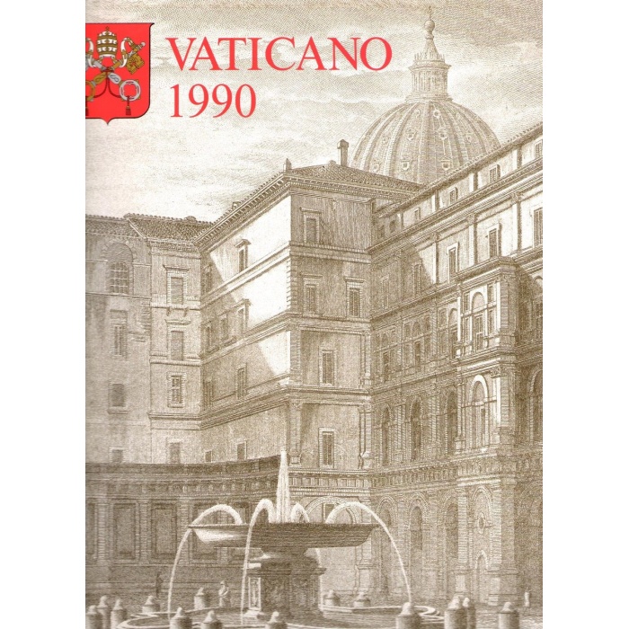 1990 Vaticano , Raccolta annuale delle emissioni Filateliche - Francobolli nuovi all'interno - MNH**