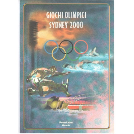 2000 Italia - Repubblica , Folder - Giochi Olimpici SYDNEY 2000 -  MNH**
