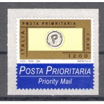 2000 Repubblica Posta Prioritaria 0.62 cent oro nero grigio n° 2484 MNH**