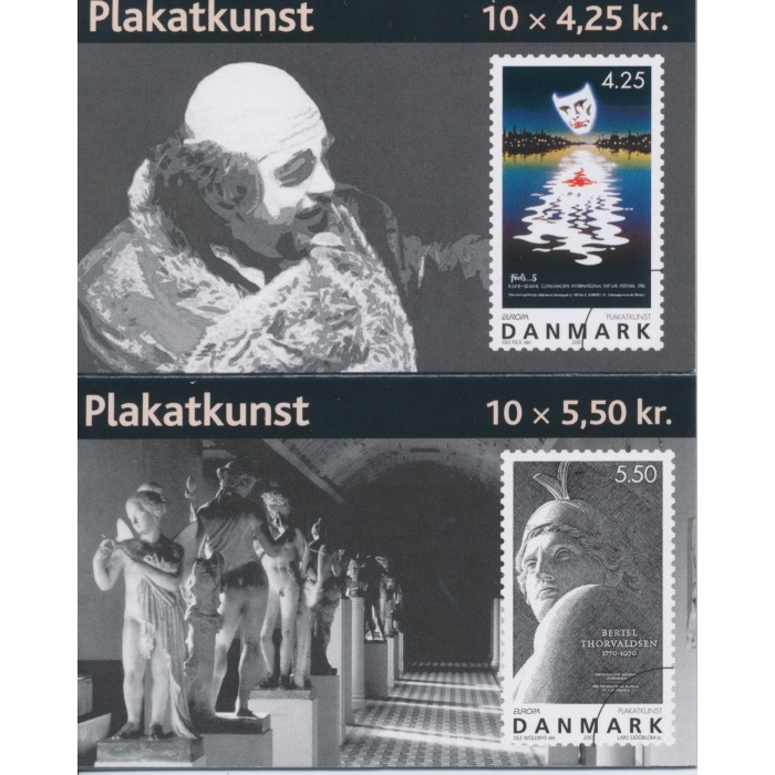 2003 EUROPA CEPT Danimarca  Libretto "Arte-Manifesti" MNH**