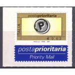 2003 Repubblica Posta Prioritaria 0.62 € giallo oro nero grigio n° 2764 MNH**