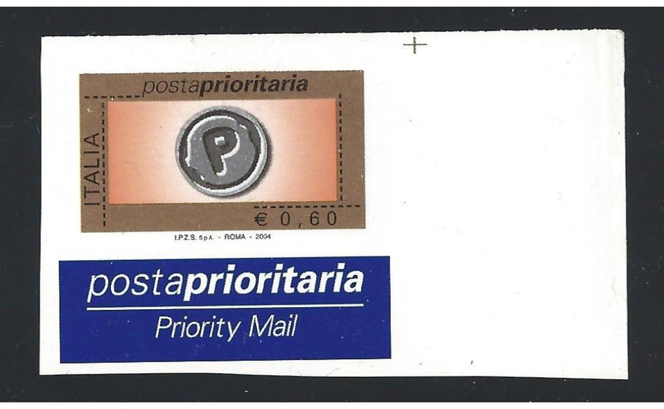 2004 ITALIA, , Posta Prioritaria 2770A € 0,60 NON DENTELLATO