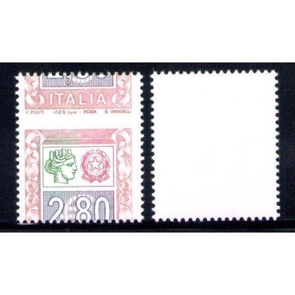 2004 Repubblica Italiana, 2.80€ Alti valori scritta Italia in alto n° 2776 Ba