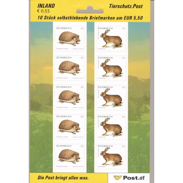 2008 Austria - Un. MF n° 2554/2555  Fauna selvatica MNH/**