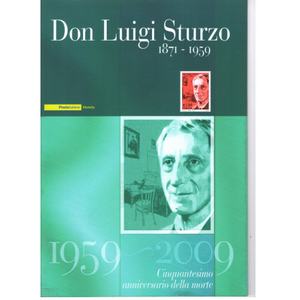 2009 Italia - Repubblica , Folder - Don Luigi Sturzo n° 209 MNH**