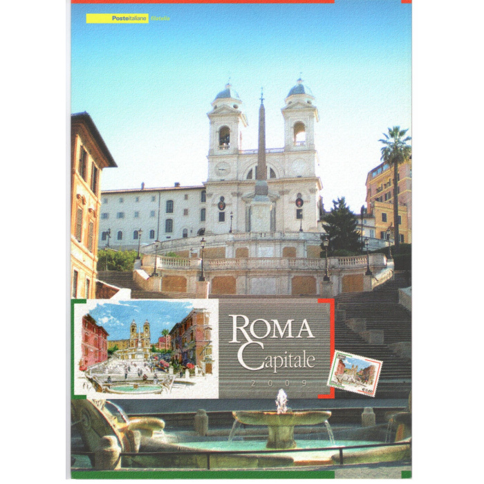 2009 Italia - Repubblica , Folder - Roma Capitale 2009 FOLDER n° 192 MNH**