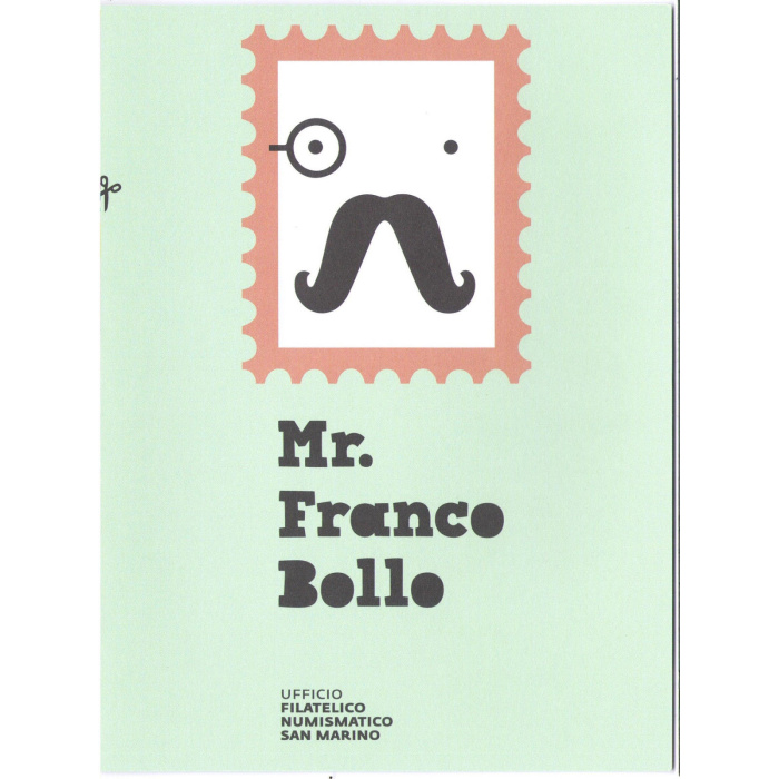 2016 San Marino, Foglietto Mister Franco Bollo + Cartoline Postali  BF 140 MNH**